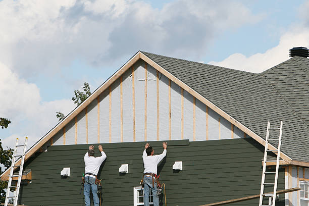 Professional Siding Repair technician working in Churchville, NY